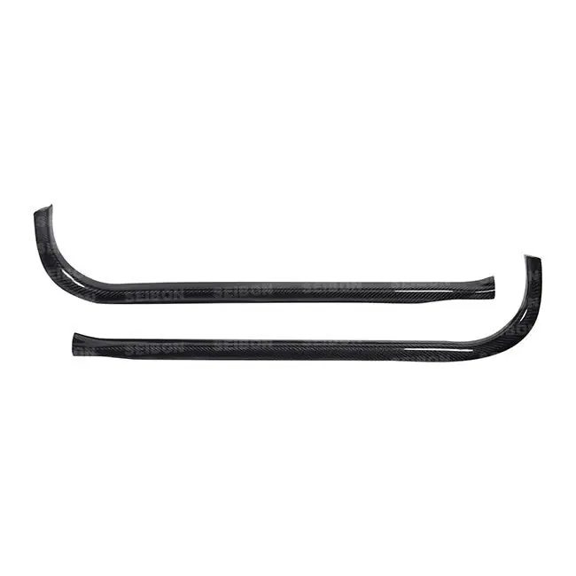 Seibon Carbon Fiber Door Sill Trim - 2009-2010 Nissan GT-R