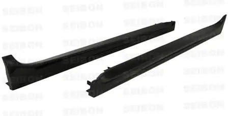 Seibon Carbon Fiber OE Style Side Skirts - 2008-2015 Mitsubishi Evo X