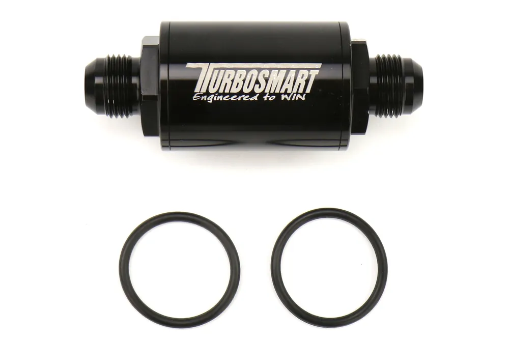Turbosmart FPR 10um Billet Fuel Filter (10AN / Black) - Universal