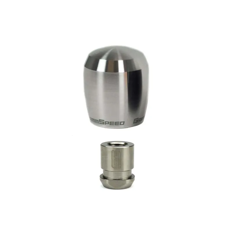 Grimmspeed Stubby Stainless Steel Shift Knob w/ 5SPD Boot Retainer - Subaru Models (inc. 2002-2014 WRX)