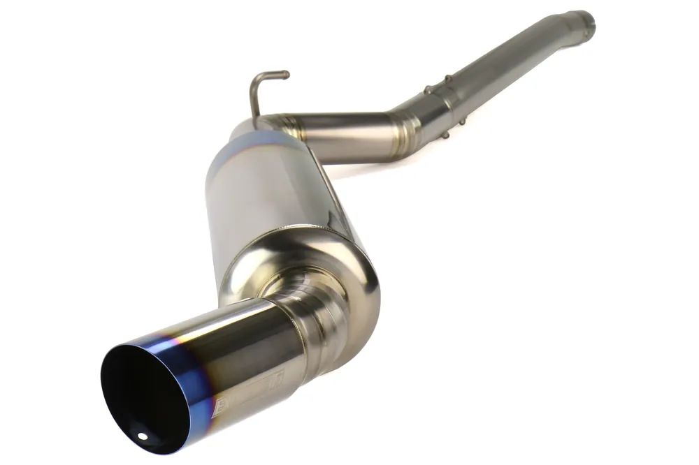 Tomei Expreme Ti Full Titanium Cat Back Exhaust System - Burnt Tip - 2015-2017 Ford Mustang Ecoboost