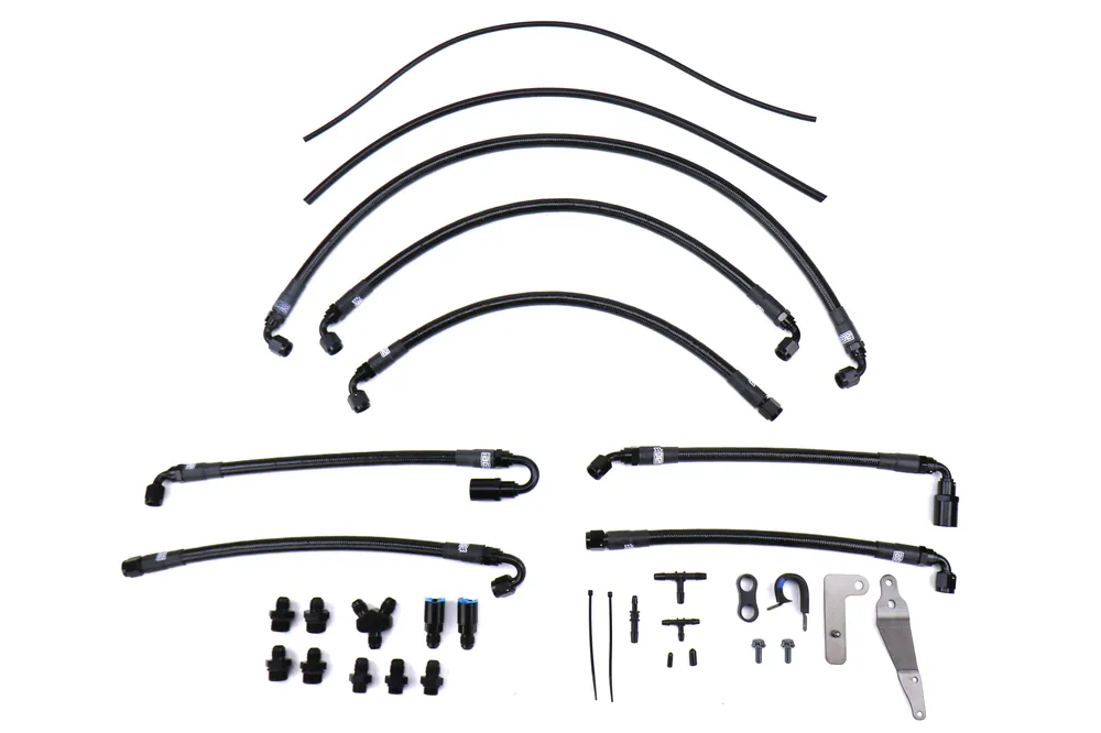 08-14 WRX/ 08-21 STI Fuel Line Kit IAG Performance PTFE use w/ COBB Flex Fuel Sensor