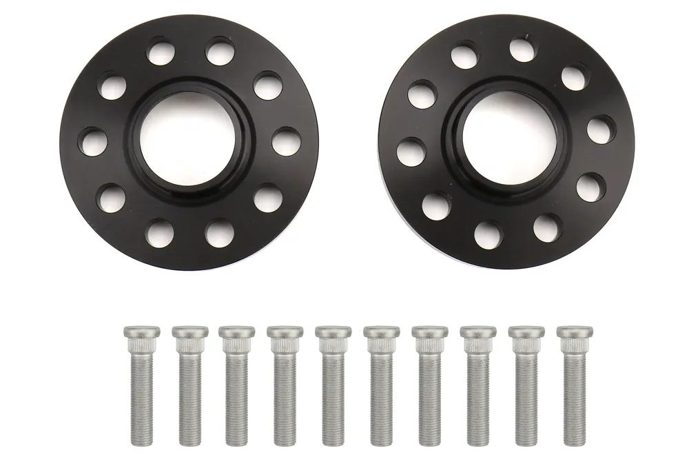 H&R Springs Trakplus Wheel Spacer 5x100/M12x1.25 15mm Black Pair - Subaru Models (inc. 2002-2014 WRX)