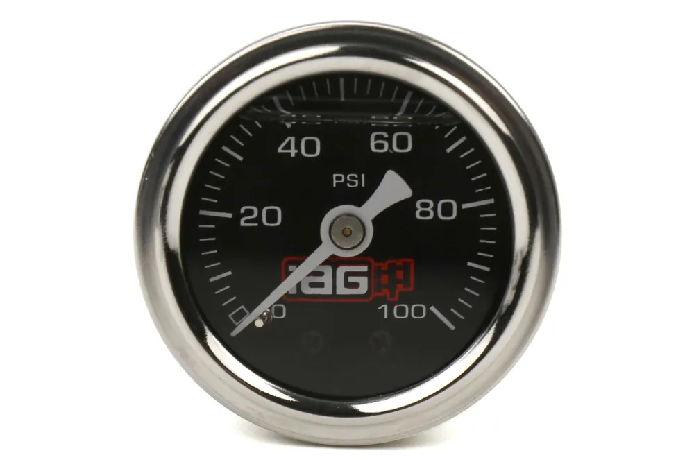 IAG Fuel Pressure Gauge Black - Universal