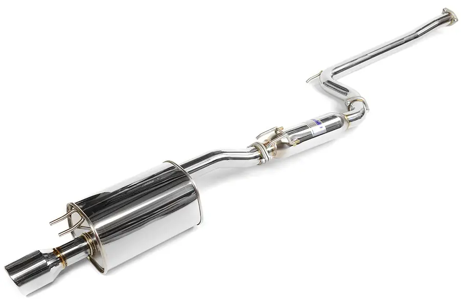 Invidia Q300 Single Exit Cat Back Exhaust - Stainless Steel Tip - 2006-2011 Honda Civic Si Sedan