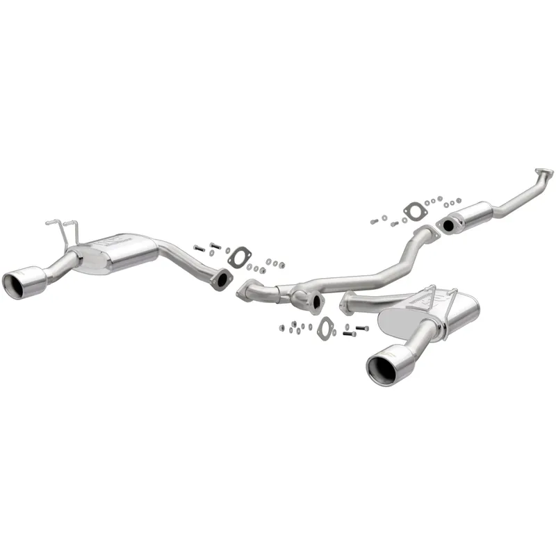 MagnaFlow Street Series Cat Back Exhaust System - Honda Civic Models (Inc. 2016-2017 1.5T Sedan)