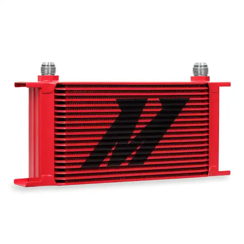 Mishimoto Universal 19 Row Oil Cooler Red - Universal