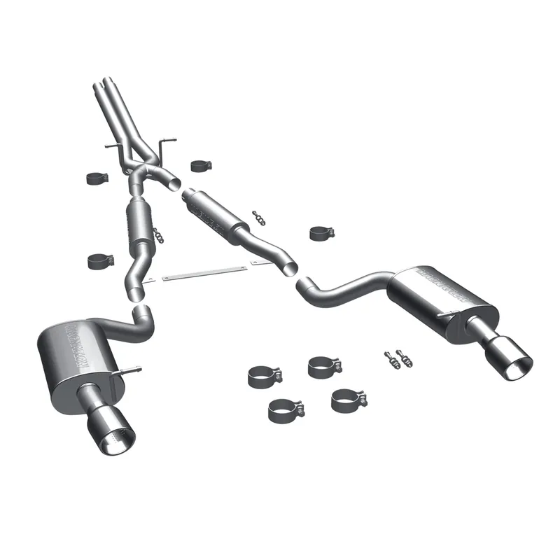MagnaFlow Touring Series Cat Back Exhaust System - 2000-2004 Audi A6 Quattro 2.7T