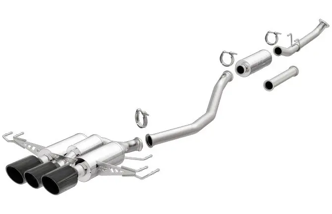 Magnaflow Competition Series Cat Back Exhaust w/ Carbon Fiber Tips - 2017-2020 Honda Civic Type R