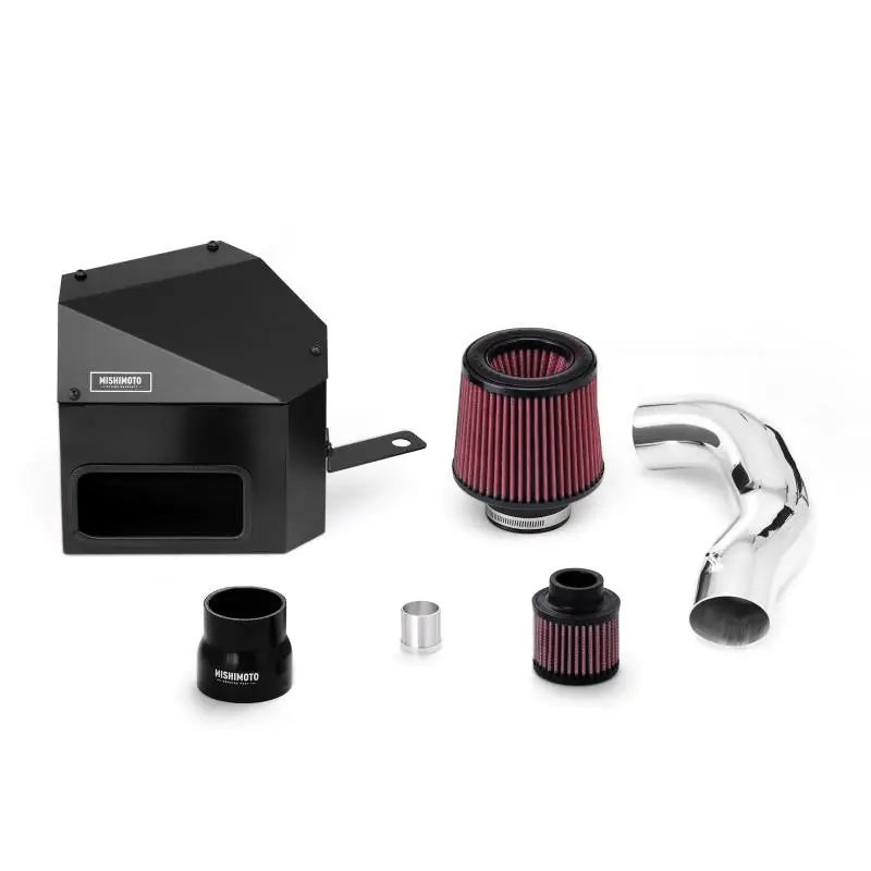 Mishimoto Air Intake Kit w/ Airbox Polished - Volkswagen Models (inc. 2015-2019 GTI / Golf R)