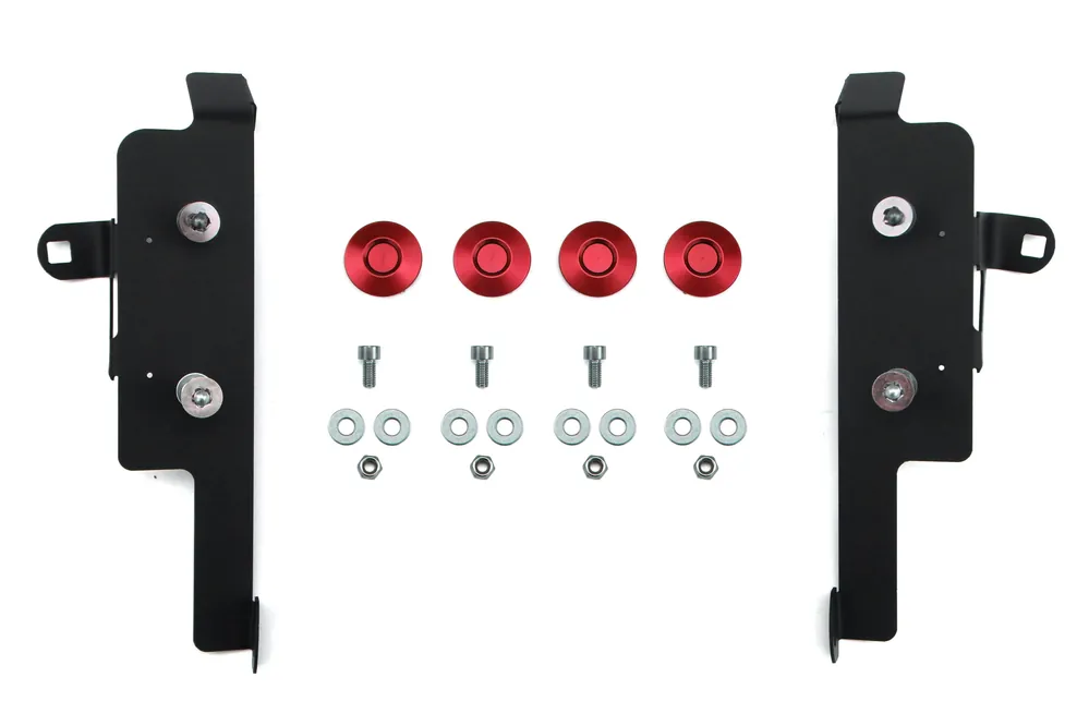 Move Over Racing Bumper Kit No Logo- Red - 2008-2014 Subaru WRX / STI