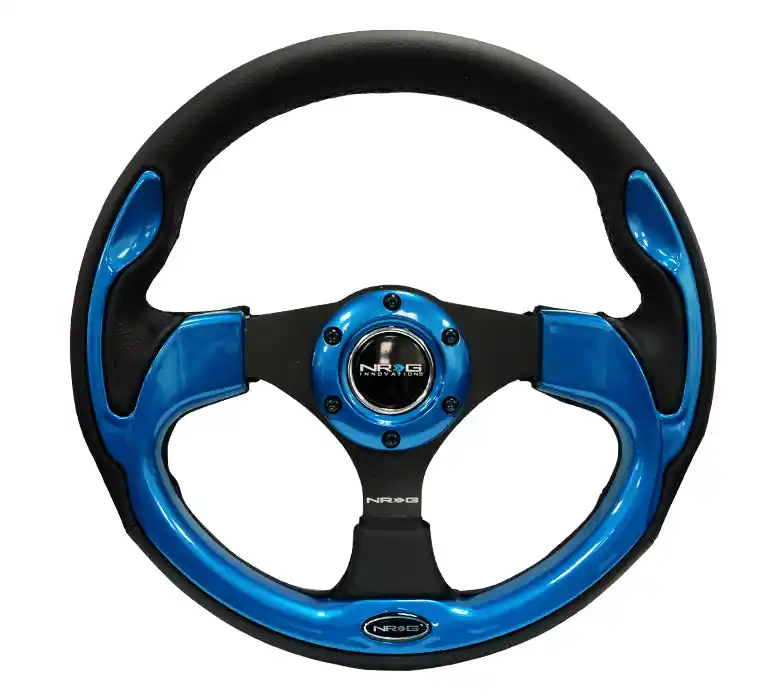 NRG Reinforced Steering Wheel 320mm Pilota Blue - Universal