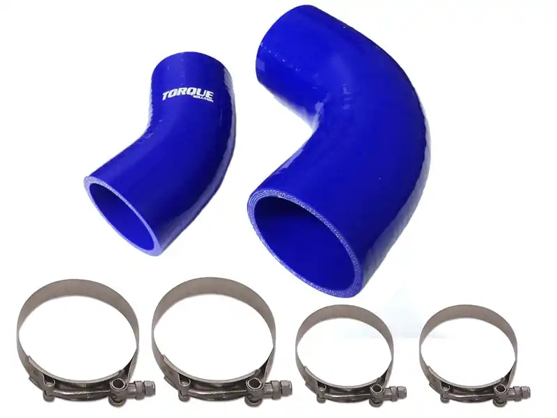 Torque Solution Boost Tubes Blue - 2007-2013 Mazdaspeed3