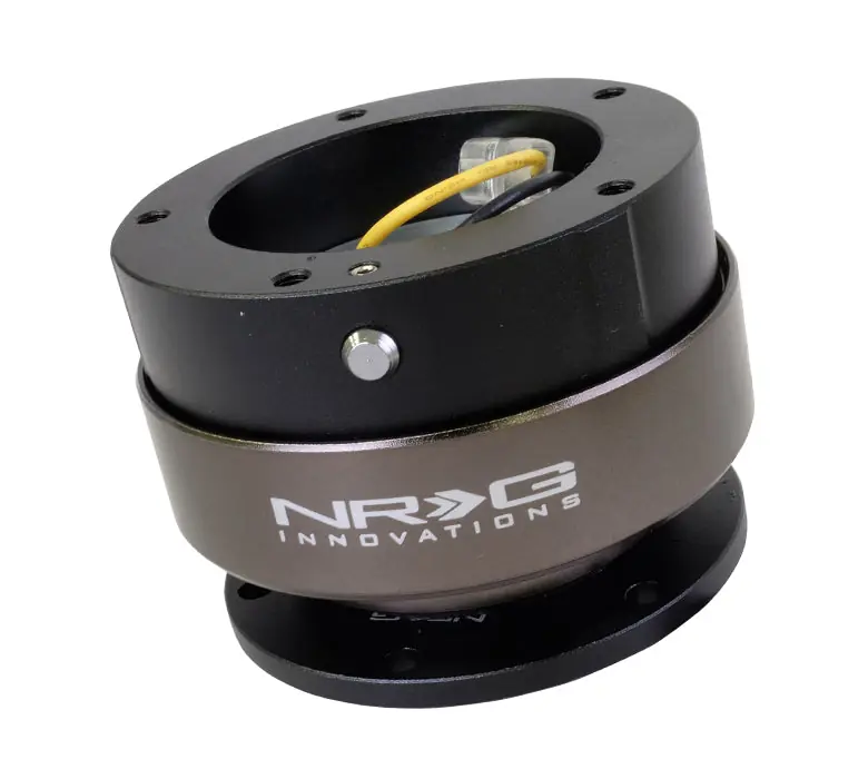 NRG Quick Release 2.0 Black / Titanium Chrome 6/5 Hole - Universal