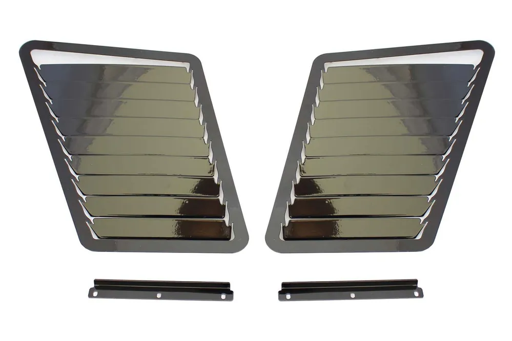 Verus Engineering Hood Louver Kit Powdercoated Black - 2016-2019 Mazda MX-5 Miata