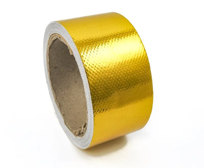 PRL Motorsports Gold Reflective Polyamide Heat Tape - Universal