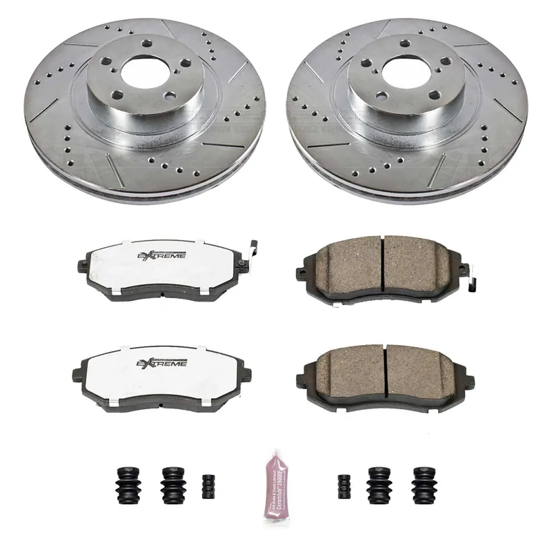 Power Stop Z26 Street Brake Kit (Front) - 2004-2006 Subaru Baja / 2009-2010 Forester / 2008-2010 Impreza / 2006-2012 Legacy (2.5i only) / 2005-2012 Outback