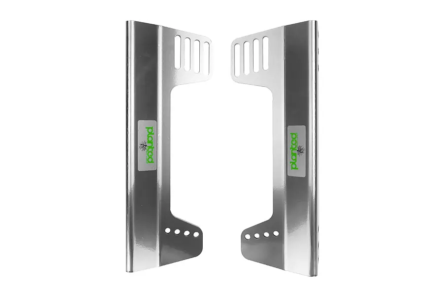 Planted Technology Universal Aluminum Offset Seat Side Mount Set Grey - Universal