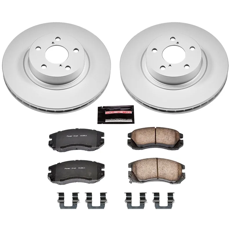 Power Stop Z17 Coated Brake Kit (Front) - 1991-1996 Subaru Legacy
