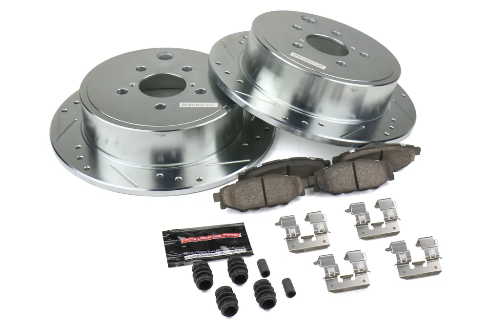 Power Stop Z26 Street Brake Kit (Rear) - 2009-2013 Subaru Forester / 2008-2014 Impreza / 2010-2013 Legacy / 2010-2011 Outback