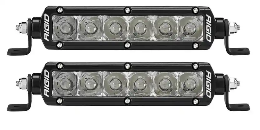 Rigid Industries E-Mark Spot Beam LED Light 6in Pair - Universal