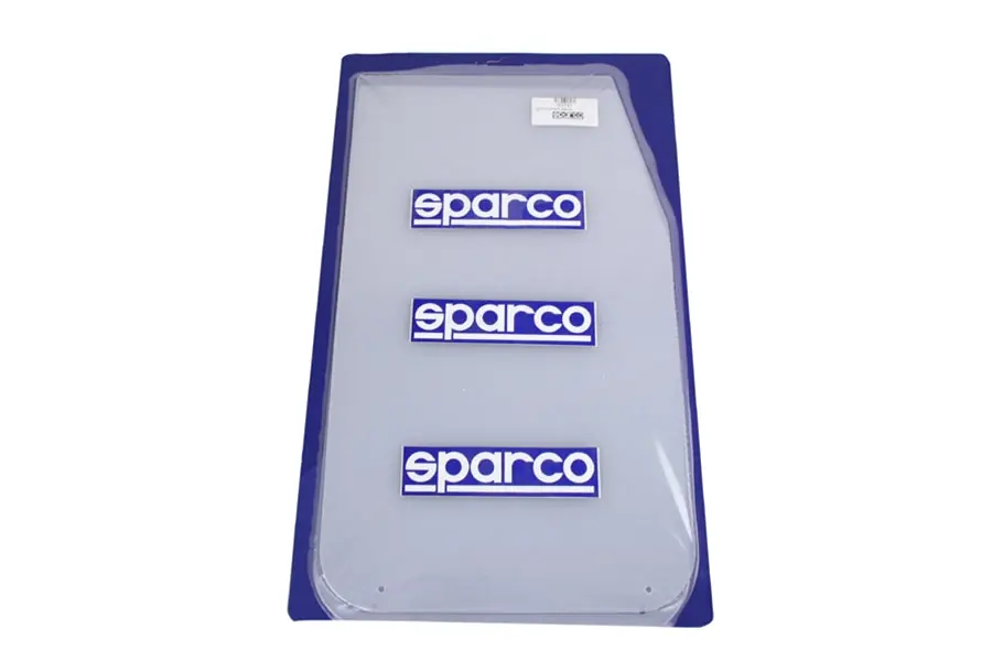 Sparco Universal Mud Flaps ClearWhite Competition - Universal