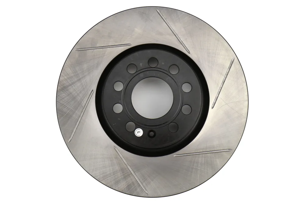 Stoptech Slotted Front Left Rotor Single - 2015-2019 Volkswagen GTI Non-PP