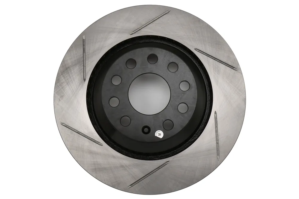 Stoptech Slotted Rear Right Rotor Single - Volkswagen Models (inc. 2015-2019 GTI PP / 2016-2019 Golf R)