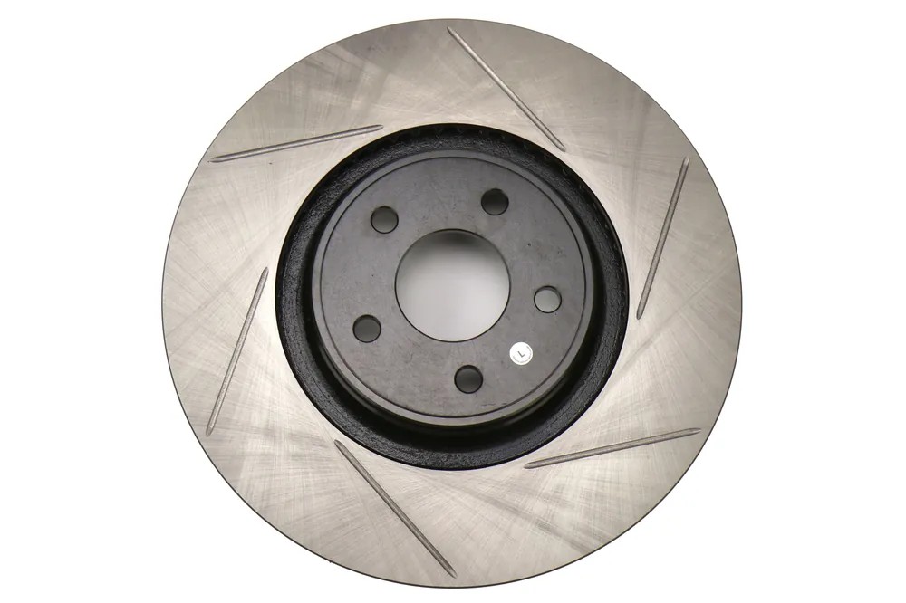 StopTech Front Left Slotted Brake Rotor 335MM - 2013-2018 Ford Focus ST