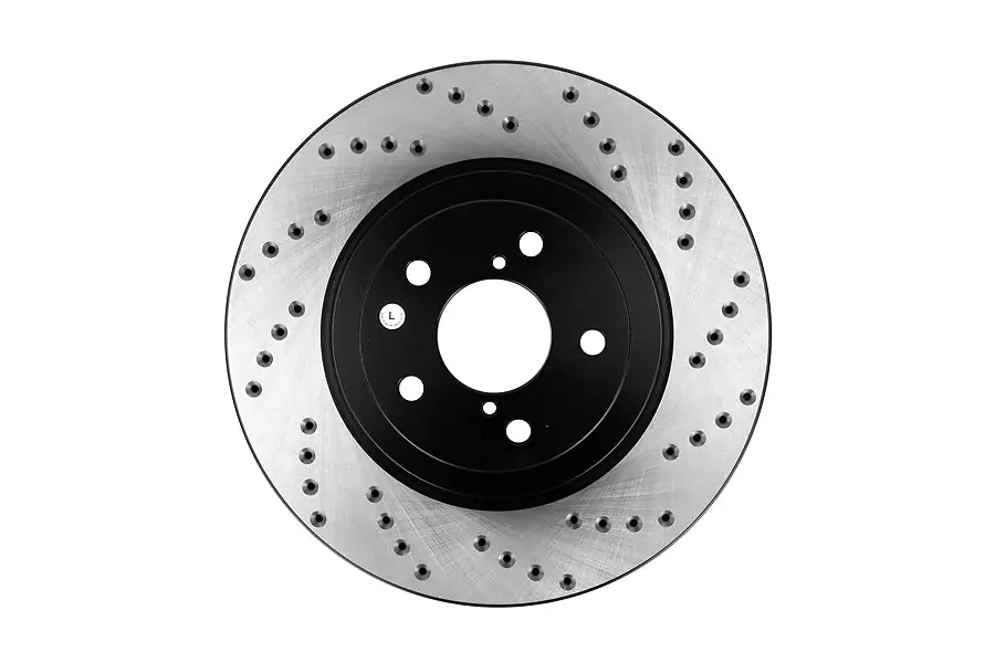 Stoptech Drilled Rotor Single Front Left - Subaru Models (inc. 2009-2014 WRX)