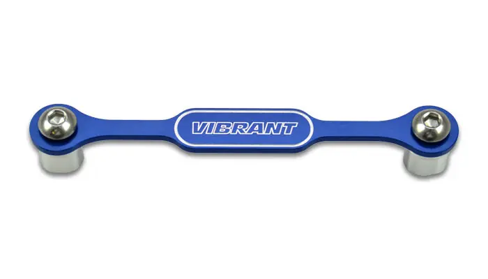 Vibrant Performance Anodized Blue Boost Brace w/ 304 SS Dowels - Universal