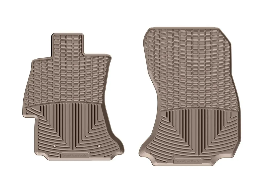 Weathertech Front Rubber Mats Tan - 2015-2021 Subaru WRX / STI