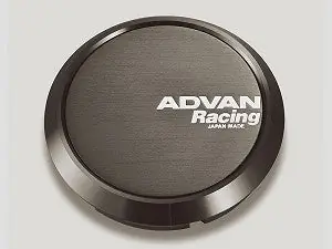 Advan Racing Center Cap 63MM Flat Type Dark Bronze Finish w/White Letters