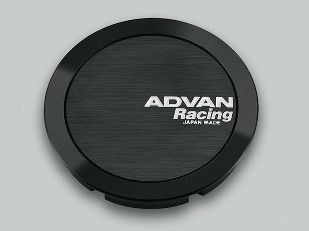 Advan Racing Center Cap 63MM Full Flat Type Flat Black