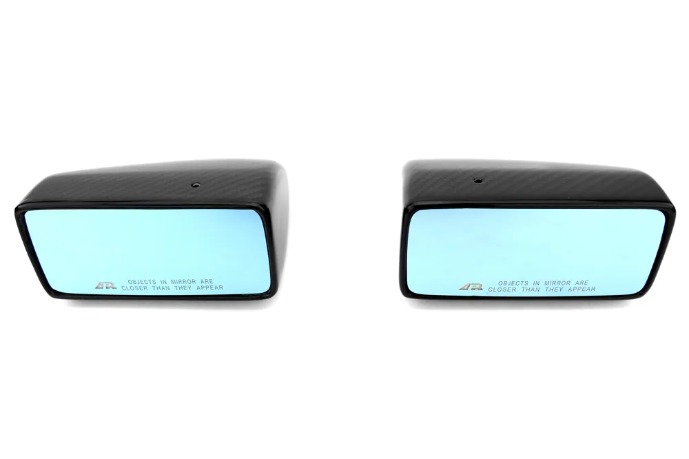 APR Performance Carbon Fiber Mirrors Formula GT3 Black Base - 2009-2017 Nissan GT-R