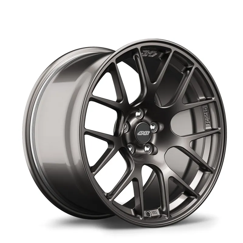 Apex EC-7R Forged Anthracite 17x9 +35 5x100 (Single Wheel) - 2013-2024 Subaru BRZ / Scion FR-S / Toyota GR86 / 2014-2018 Subaru Forester