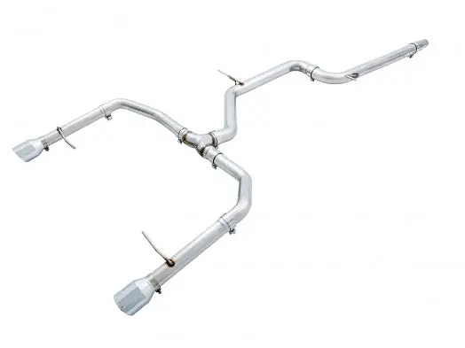 AWE Track Edition Non-Resonated Cat-Back Exhaust (Diamond Black Tips) - 2018-2020 Volkswagen Jetta GLI