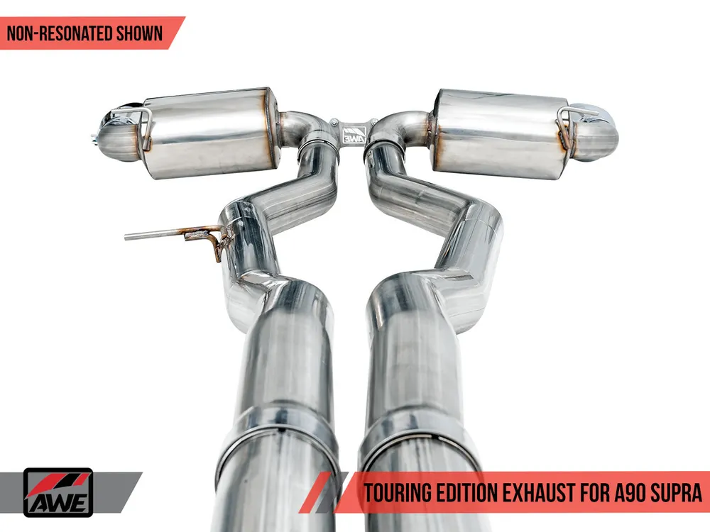 AWE Touring Edition Non-Resonated Exhaust - 2020-2024 Toyota GR Supra