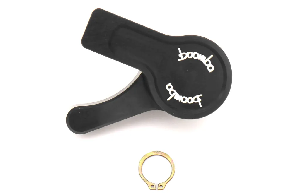 Boomba Racing Hood Latch Release Black - 2013-2018 Ford Focus ST