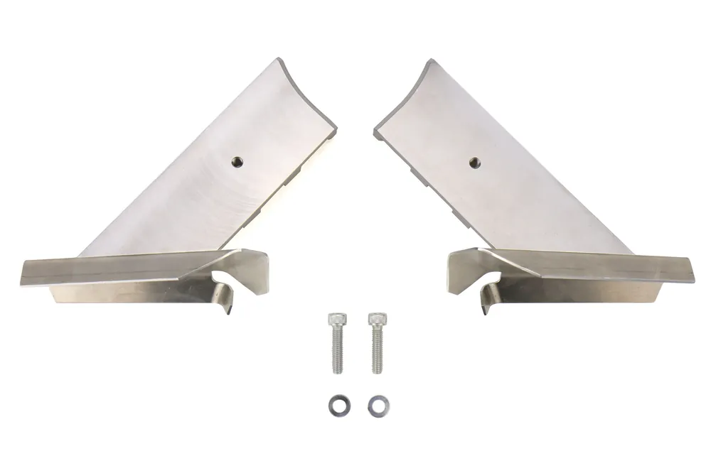 Boomba Racing Brake Cooling Deflectors Natural Finish - 2013-2018 Ford Focus ST