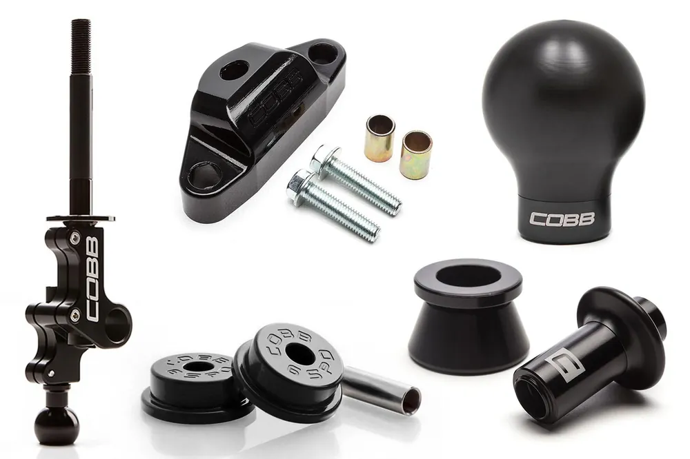 04-21 STI COBB Tuning Stage 2+ Drivetrain Package w/ Black Lockout and Black Shift Knob