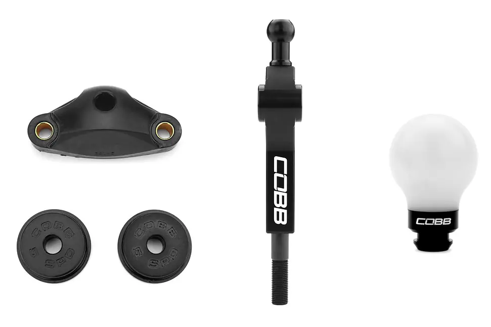 COBB Tuning Stage 1+ Drivetrain Package 5MT w/ White/Black Knob - 2002-2007 Subaru WRX