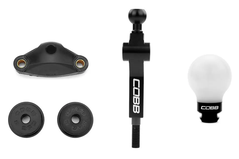 COBB Tuning Stage 1+ Drivetrain Package w/ White/Black Knob - Subaru Models (inc. 2008-2014 WRX / 2006-2009 Legacy GT / 2006-2008 Forester XT)