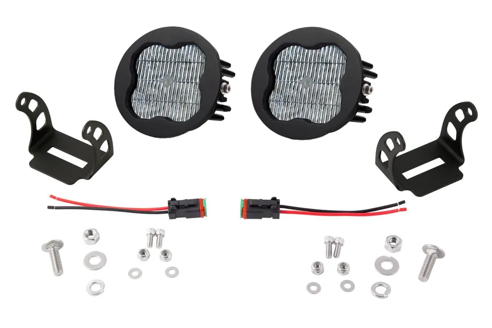 Diode Dynamics SS3 Pod Max Round Fog Light Kit White