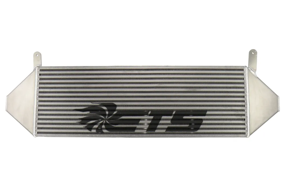 ETS Front Mount Intercooler Silver Core w/ Logo - 2016-2018 Ford Focus RS