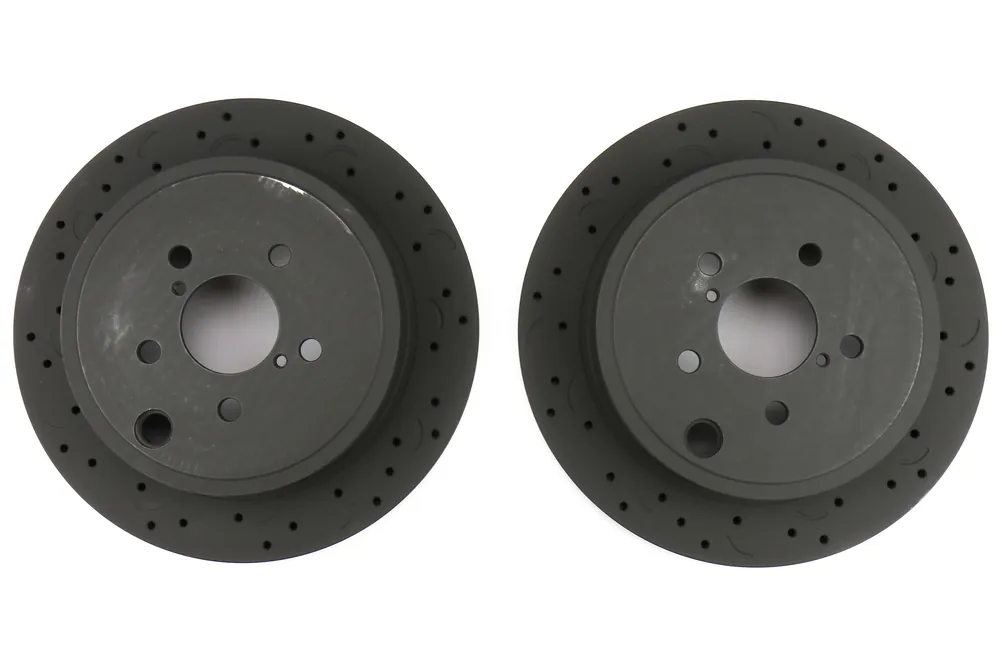 Hawk Talon Cross Drilled and Slotted Rear Rotor Pair - 2013-2016 Scion FR-S / 2013-2020 Subaru BRZ / 2017-2019 Toyota 86