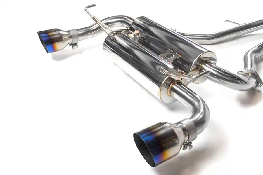 Invidia Gemini Cat Back Exhaust - Titanium Tips - 2003-2009 Nissan 350Z