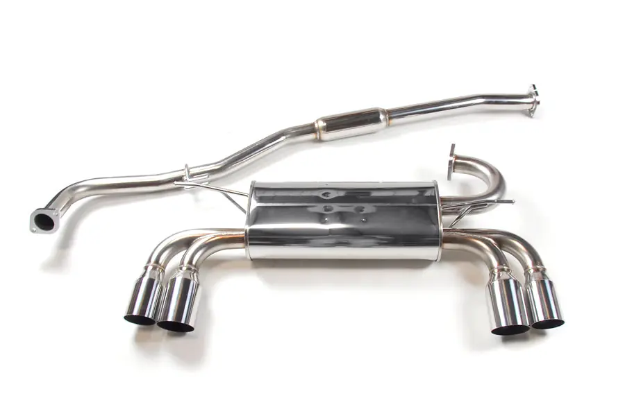 HKS Legamax Premium Exhaust Rear Section & Center Pipe Set - 2011 Hyundai Genesis Coupe 2.0T