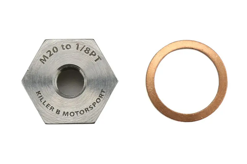 Killer B Motorsport M20x1.5 to 1/8PT Adapter - Universal