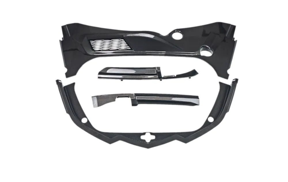 C8 Carbon Fiber Frunk Surround - 4pc kit Z06 / Stingray / ERay